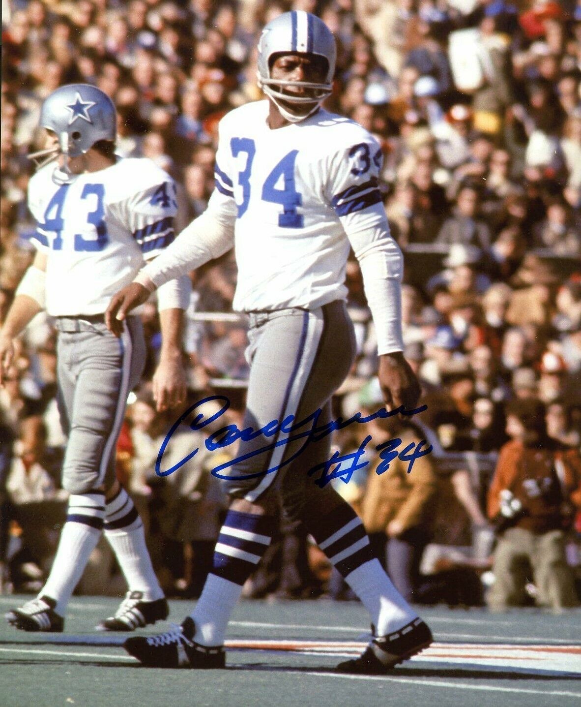 Cornell Green autographed 8x10 Dallas Cowboys In Person #2