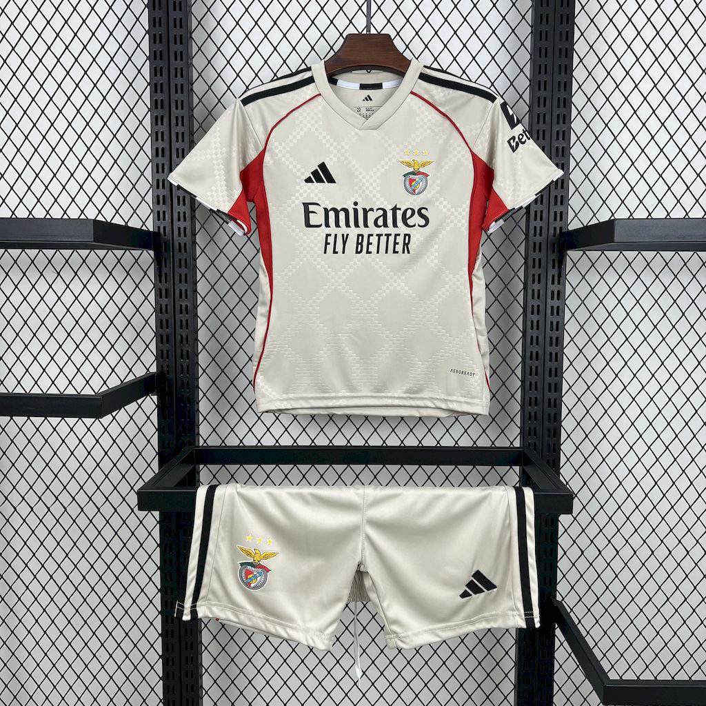 2025-2026 KIDS Benfica Away Football Shirt 1:1 Thai Quality- Maxi Kit