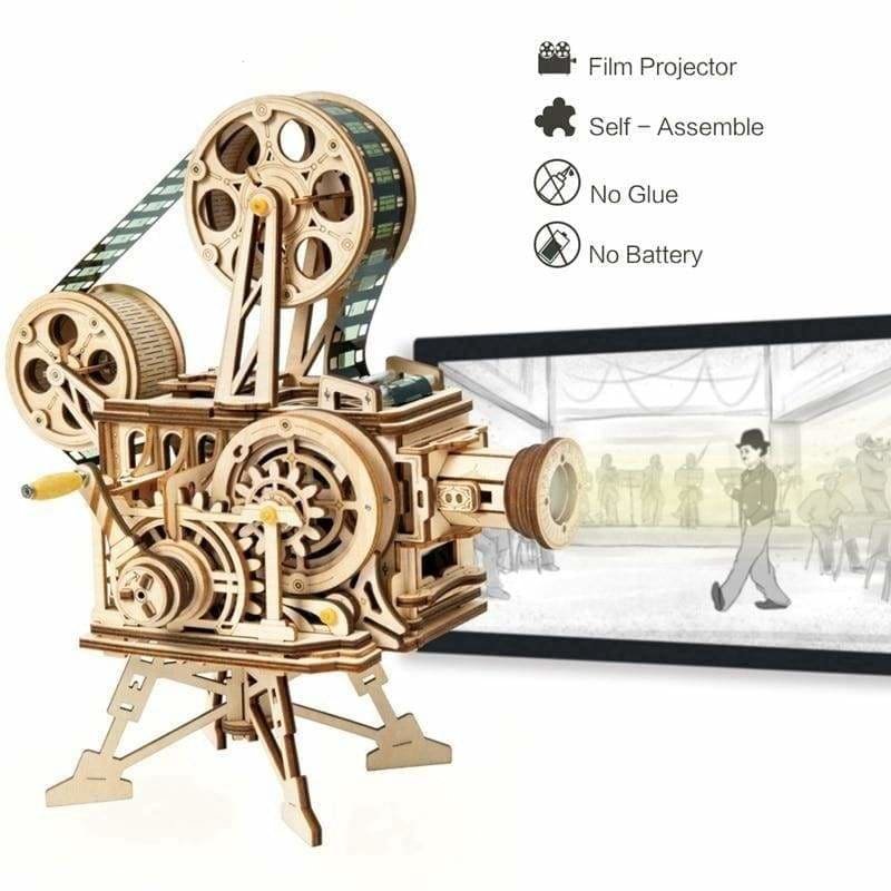Vitascope™ - The Wooden 3D Vintage Film Projector Puzzle