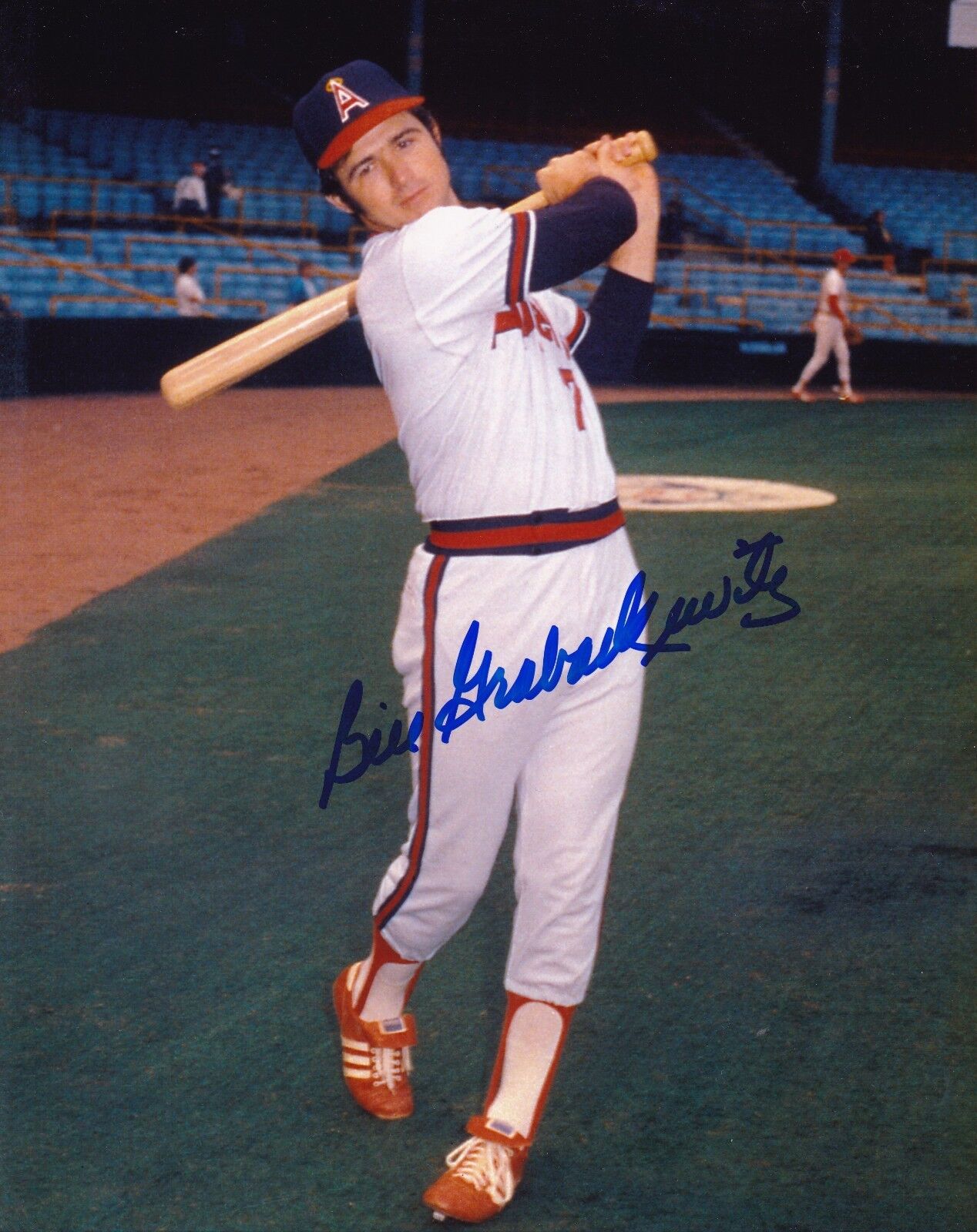 Billy Grabarkewitz autographed 8x10 California Angels#4