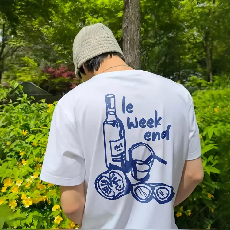 Le Week End Printed Men's T-shirt
