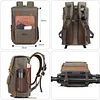 Kamerarucksack mit Laptopfach,Spektiv DSLR Rucksack,Camera Backpack Canvas,Fotorucksack Vintage für Kamera Zubehör,Outdoor Fototasche für Kamera Sony Canon Nikon