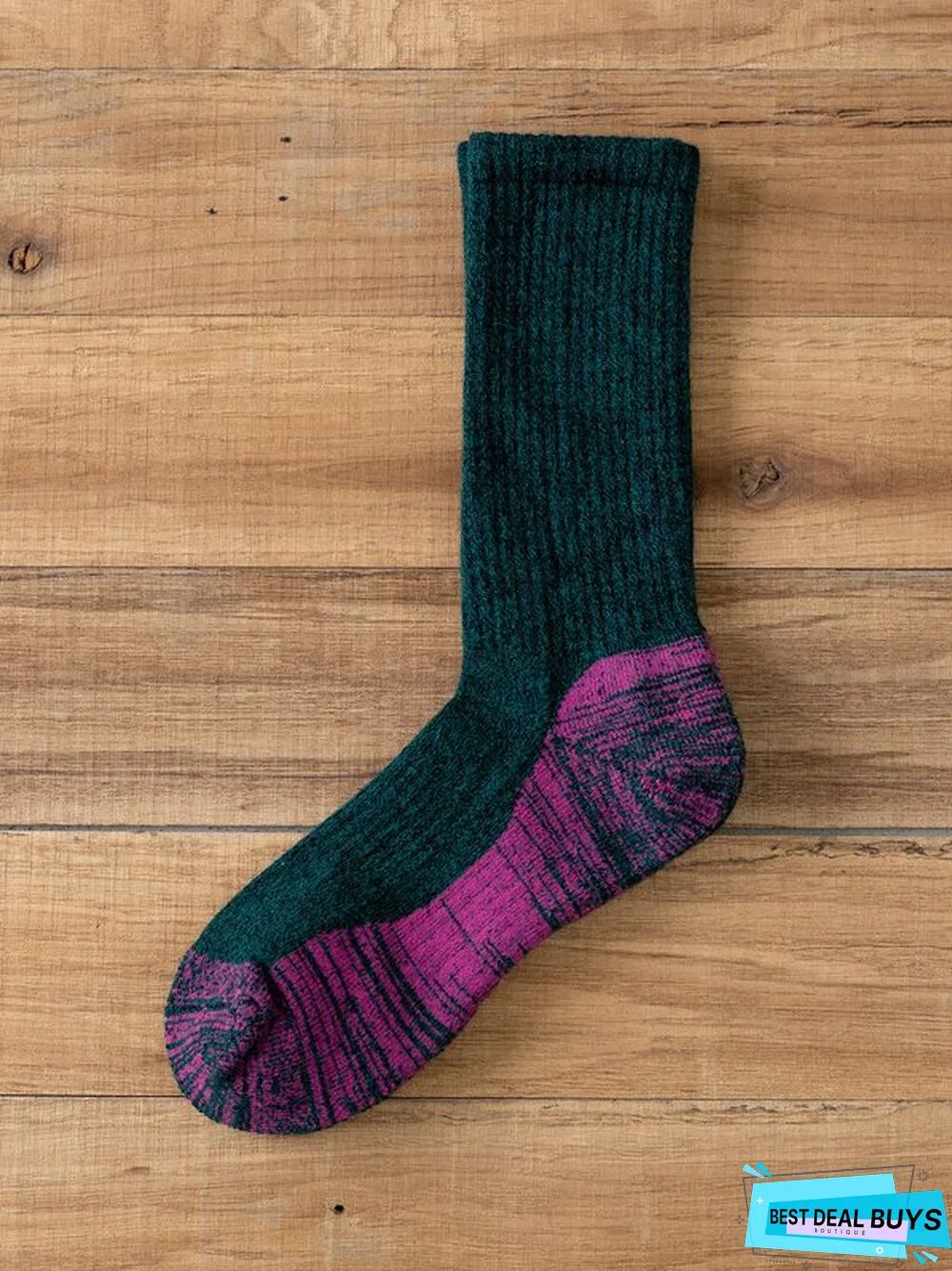 Casual Gradient Wool Socks Autumn Winter Thickened Warm Accessories