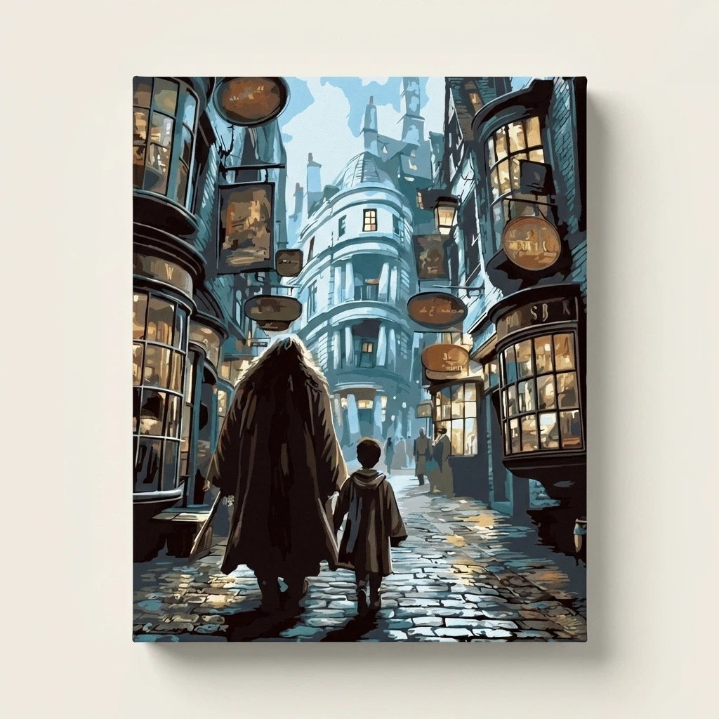 Harry Magic Alley - Paint by Numbers - 30*40cm/40*50cm