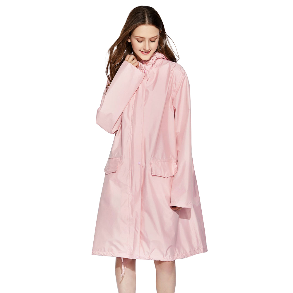 

Women Men Tunic Hooded Raincoat Waterproof Outdoor Cycling Rain Poncho, 501 Original