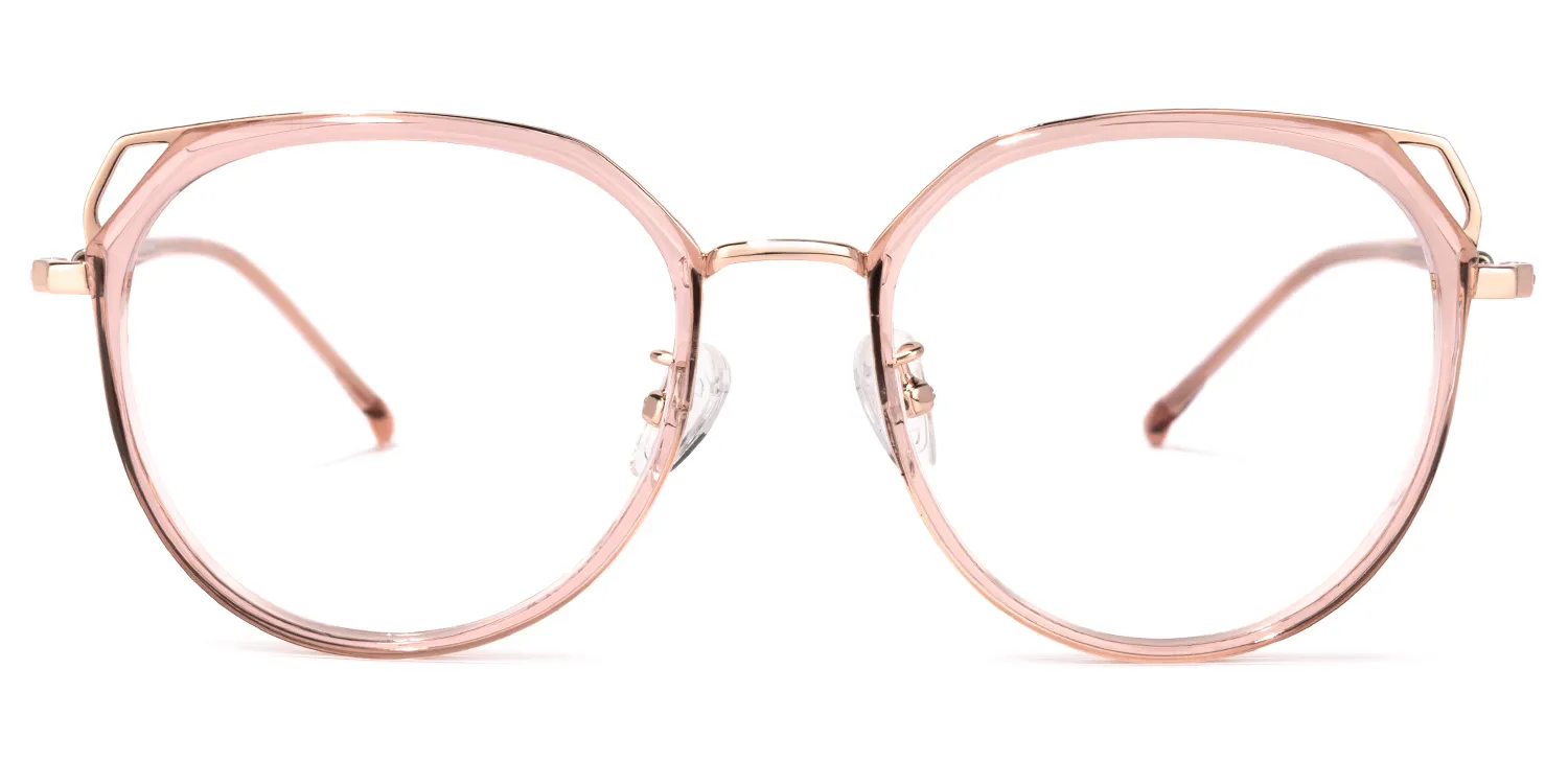 Ofelia Rosa Geometrisch Brille Rosa