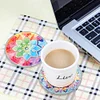 (US Local)[Upgrade]4Pcs Acrylic Special Shape Mandala DIY Waterproof Diamond Painting Coaster