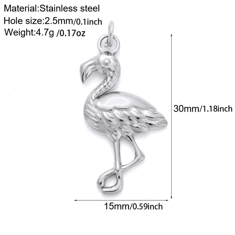 1 Piece 12*16mm 22*15mm 304 Stainless Steel Animal Snake Pendant Jewelry Accessories