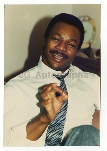 Carl Weathers - Actor & Boxer - Vintage Candid Photo Poster painting by Peter Warrack