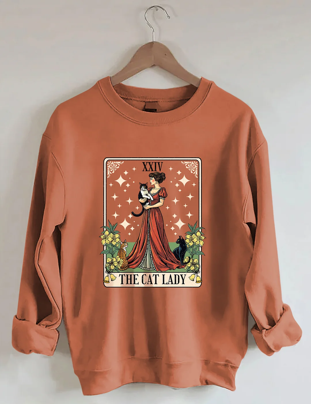 Cat Lady Tarot Card Sweatshirt