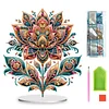 (US Only)Diamond Painting Desktop Decoration for Office Desktop Decor (Gorgeous Flower)