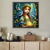 Cute Girl-Full Round Diamond Painting(40x40cm)