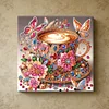 (Pre-Framed)Coffee-Special Shape Diamond Painting Kit(25x25cm)
