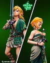 Temple of Time Link & Princess Zelda - The Legend of Zelda Resin Statue - FairyLand Studios