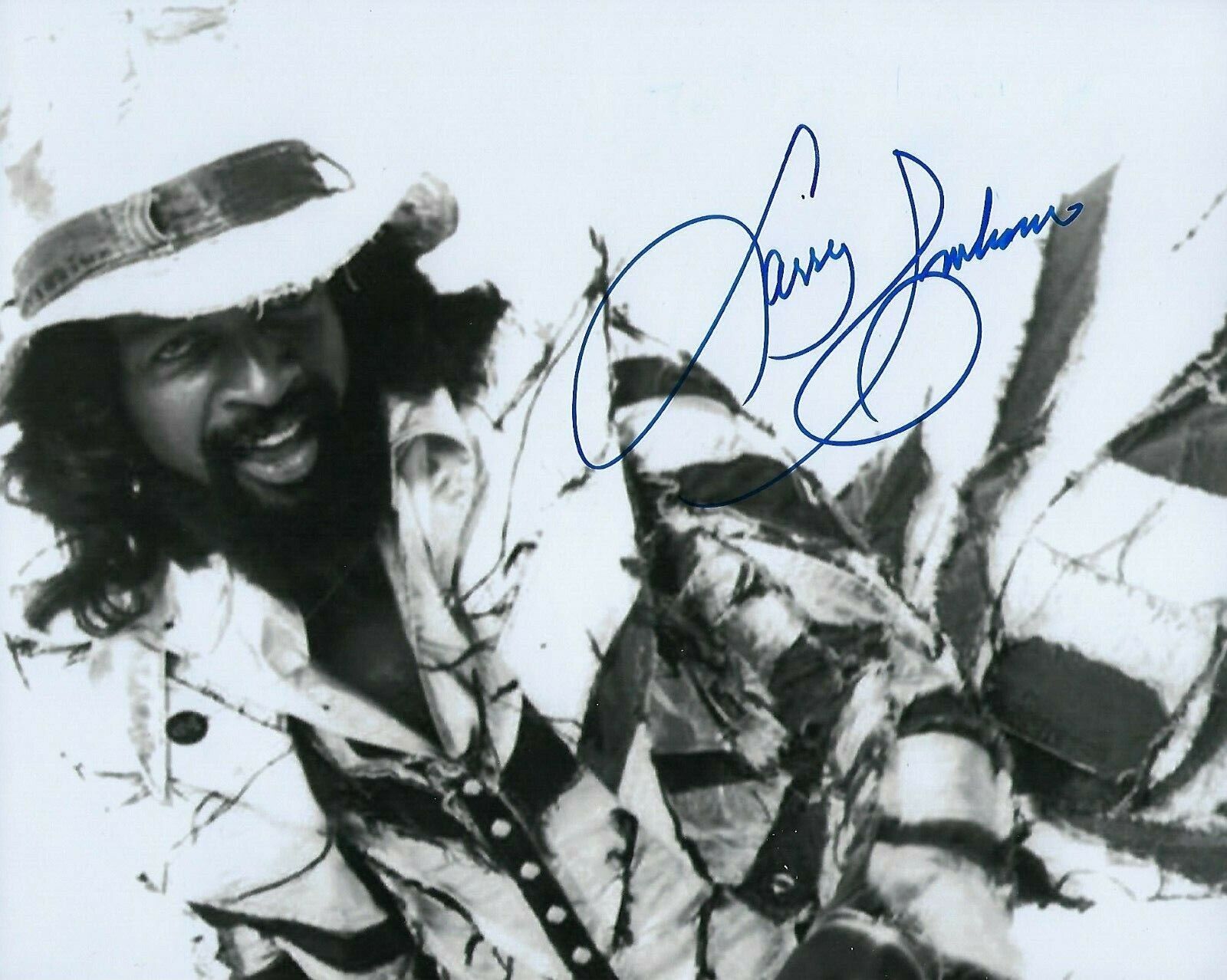 GFA Sly & the Family Stone * LARRY GRAHAM * Signed 8x10 Photo Poster painting L9 COA