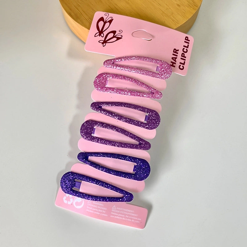 Minimalist Classic Style Kid’S Solid Color Arylic Sequins Hair Clip