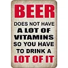 Beer - Vintage Metal Signs - 20*30cm/30*40cm - Warning