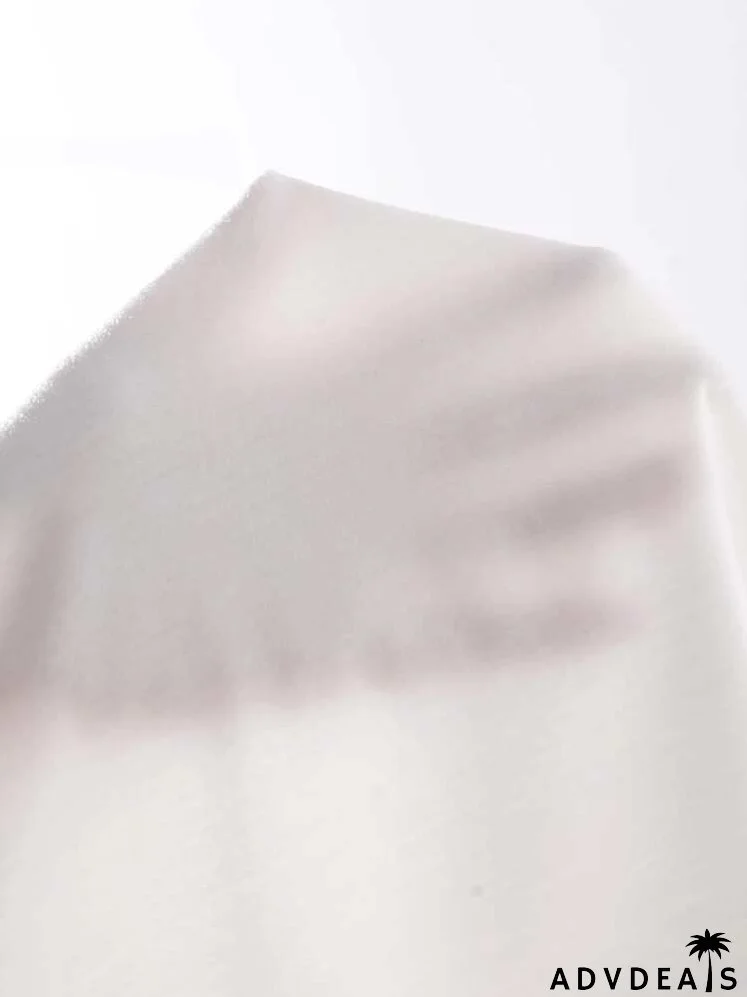 High Neck Slim Fit Basic Tee