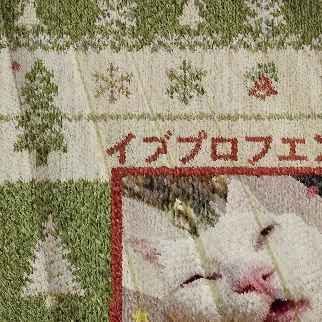 Christmas Cat Print Sweatshirt-inspireuse