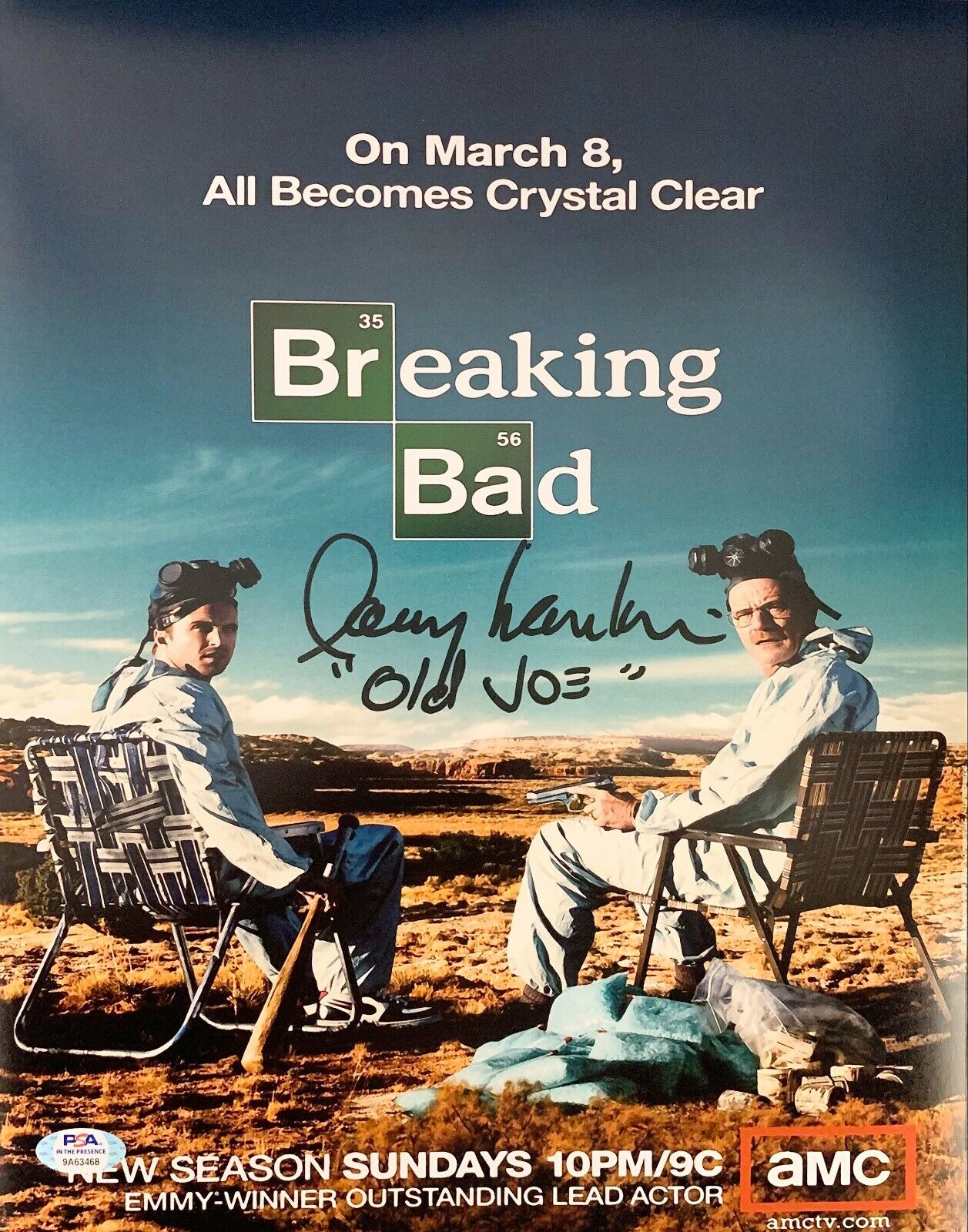 Larry Hankin autographed signed inscribed 11x14 Photo Poster painting PSA Breaking Bad Old Joe