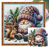 Goblins And Squirrels-11CT Stamped Cross Stitch 45*45cm/17.72*17.72in