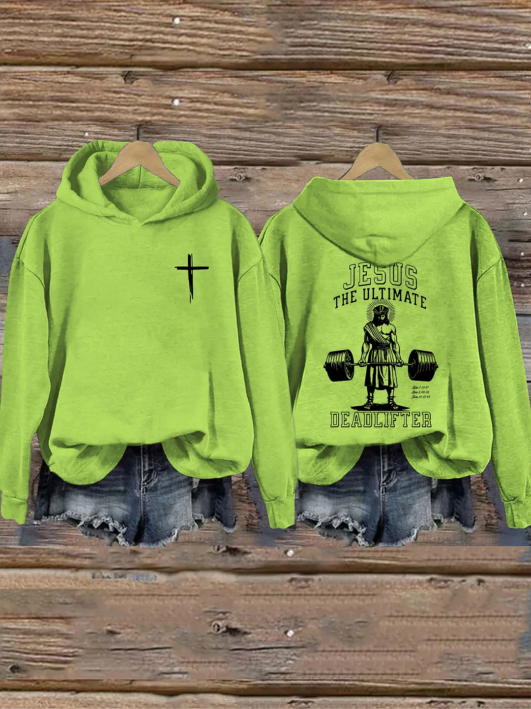 Vintage Jesus Ultimate Deadlifter Hoodie