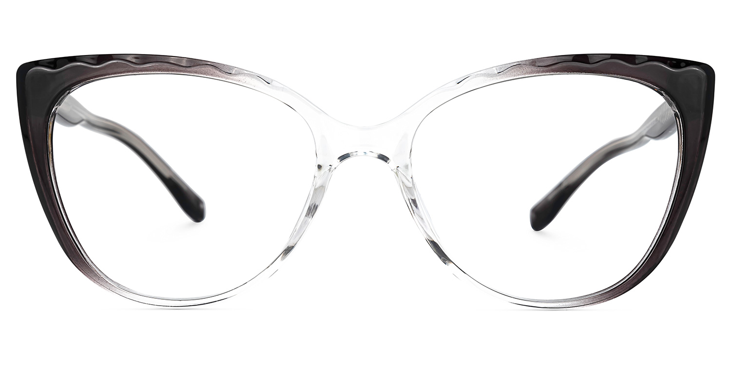 Patti Schwarz Kristall Cateye Brille Schwarz