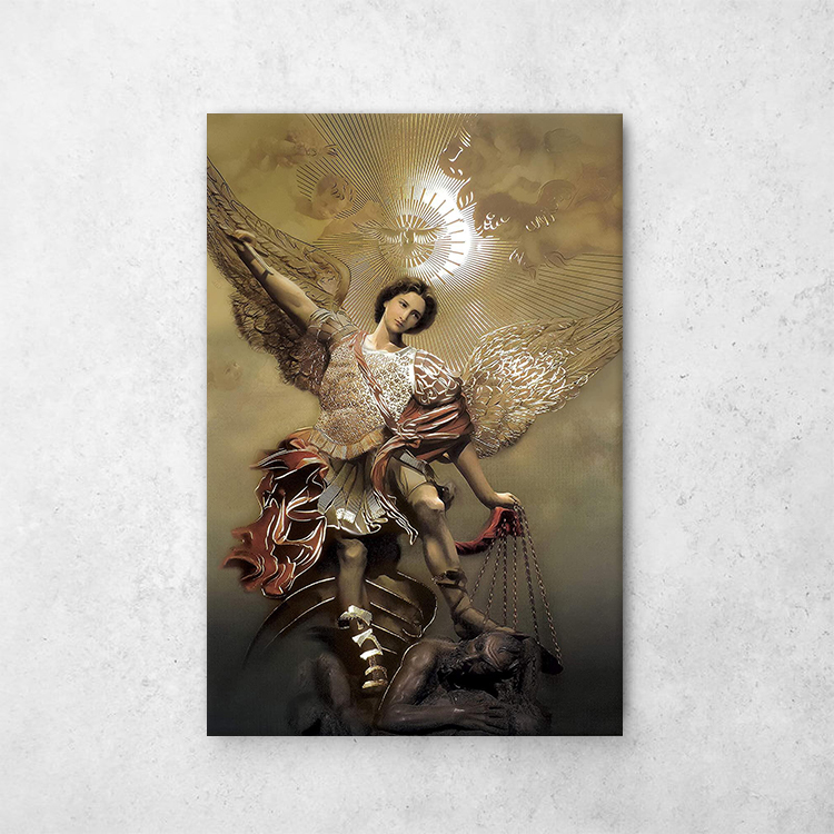 The St. Michael the Archangel Canvas Wall Art 