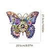 Diamond Painting Acrylic Colorful Butterfly Clock Ornaments