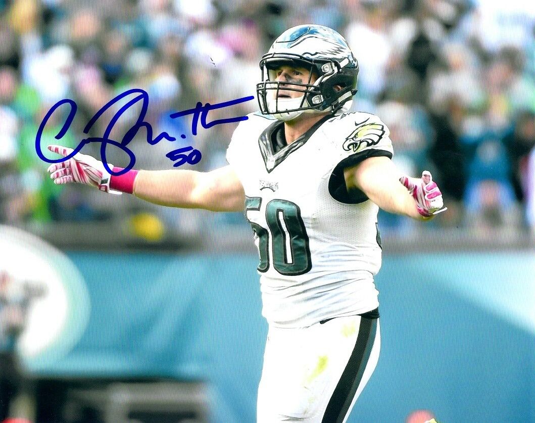 Autographed CASEY MATHEWS Philadelphia Eagles 8x10 Photo Poster painting w/COA