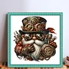 Steampunk Mechanical Gnome - 11CT Stamped Cross Stitch - 50*50cm