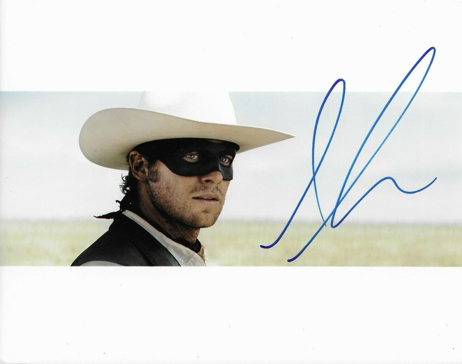 Armie Hammer The Lone Ranger autographed Photo Poster painting signed 8X10 #1 Disney John Reid