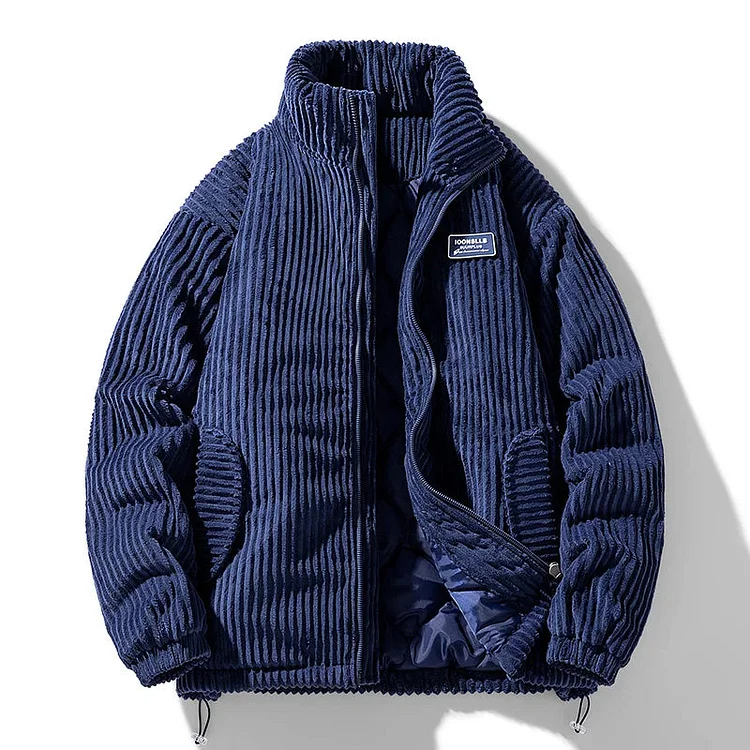 Men's corduroy padded puffer jacket Radinnoo.com