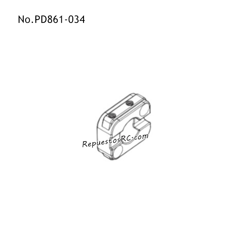 PD RACING TK10 Piezas para Coches RC Copas Soporte del Motor B PD861-034