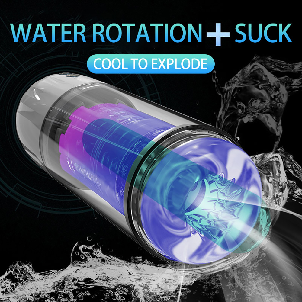 7-Function Automatic Suction Rotation Penis Pump for Intense Pleasure