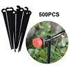 500Pcs Fixing Pole Garden Ground Rod Hose Support Rod for Vegetable Herbs Garden