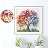 Papier Quilling Baum des Lebens - speziell geformtes Diamond Painting - 30*30cm