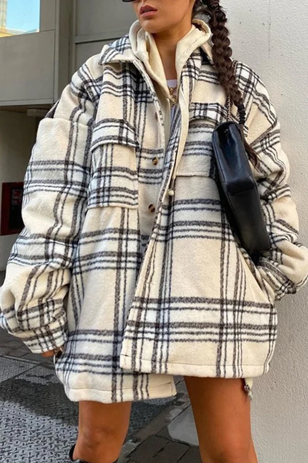 Lapel Loose Woolen Jacket