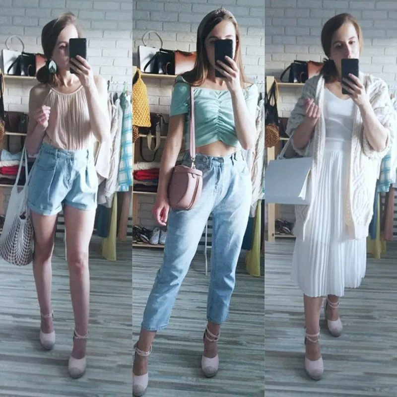 Meotina Summer High Heels Women Sandals Rivets Espadrille Platform Wedges Heel Ankle Strap Shoes Bohemia Sandals Big Size 34-43