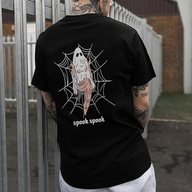 SPOOK SPOOK Graphic Print T-shirt
