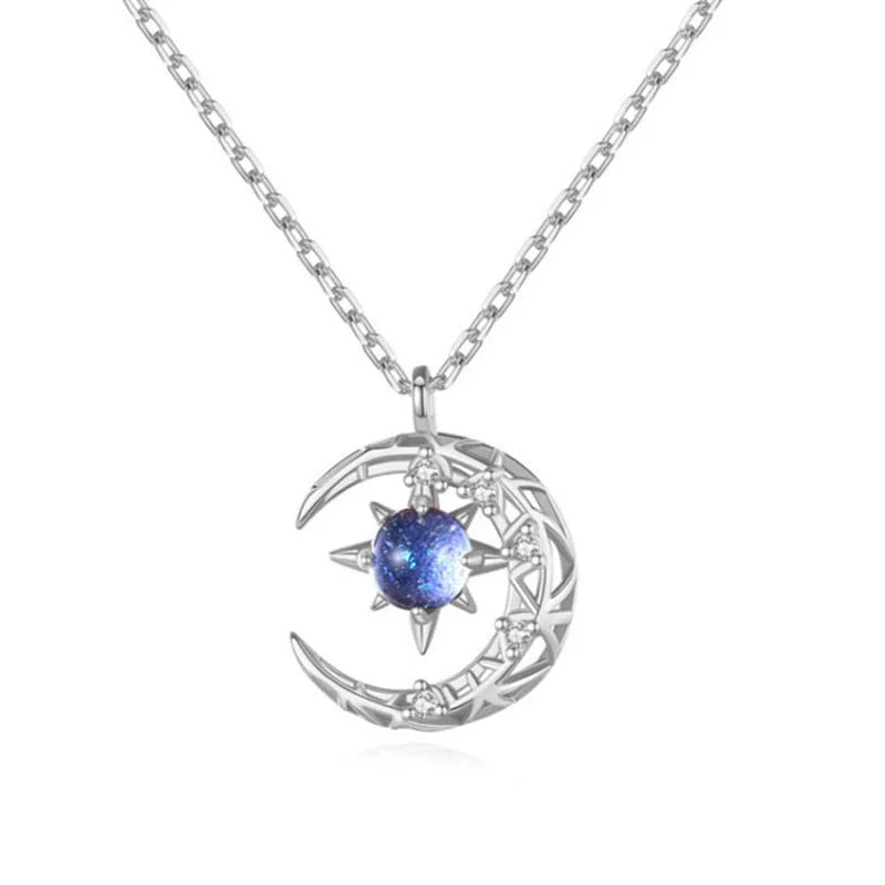 Star Light Pendant S925 Sterling Silver Necklace