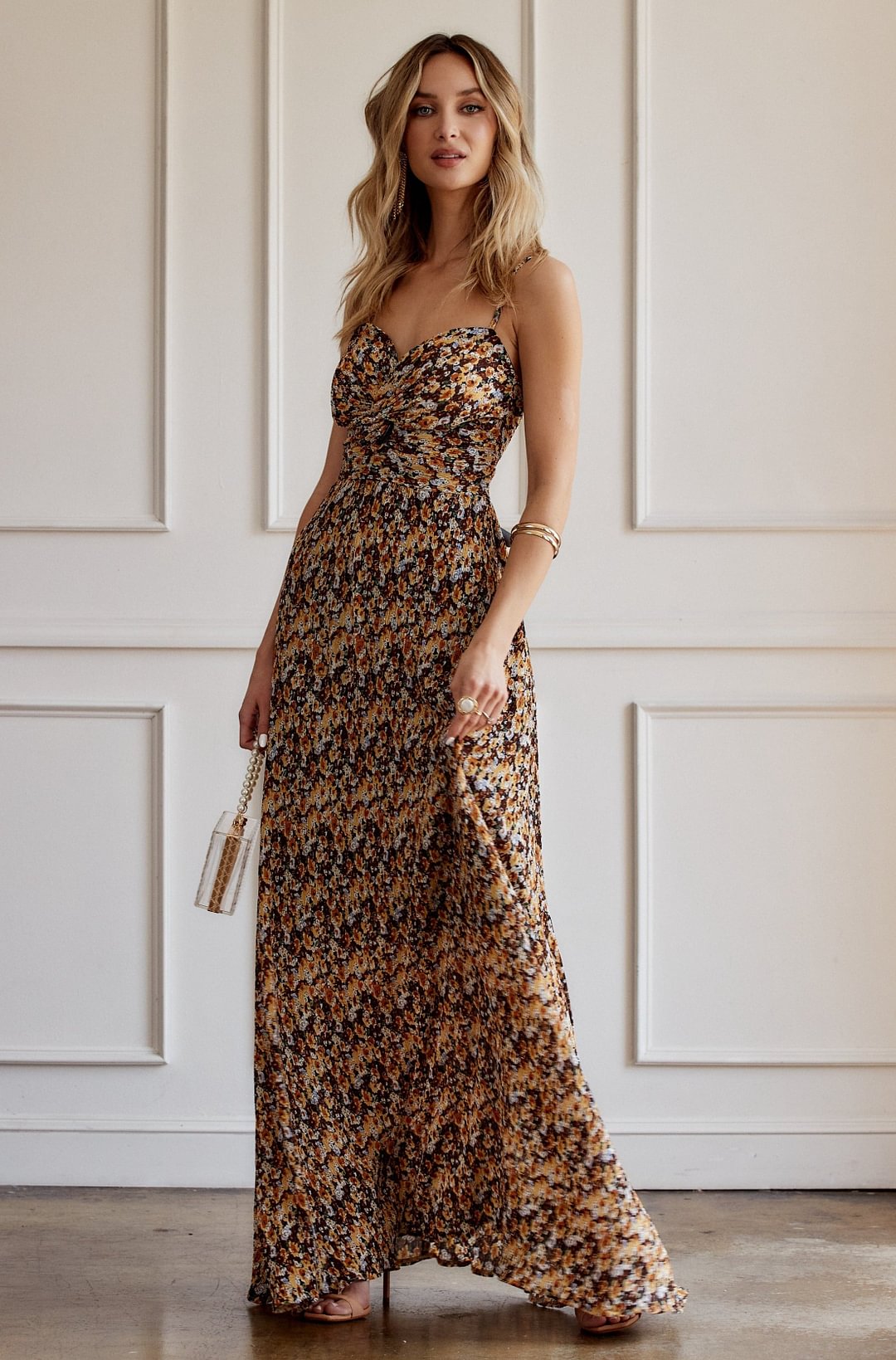 Dahlia Floral Maxi Dress