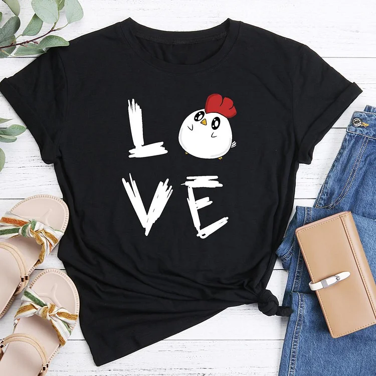 ANB - Love Chicken Retro Tee Tee -05176