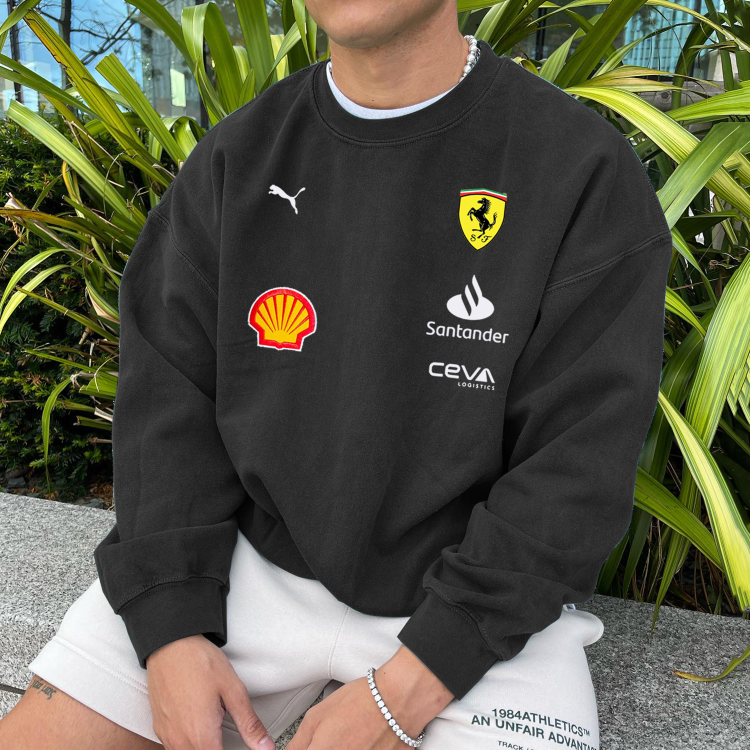 Men's Oversized Racing Sweatshirt / TECHWEAR CLUB / Techwear