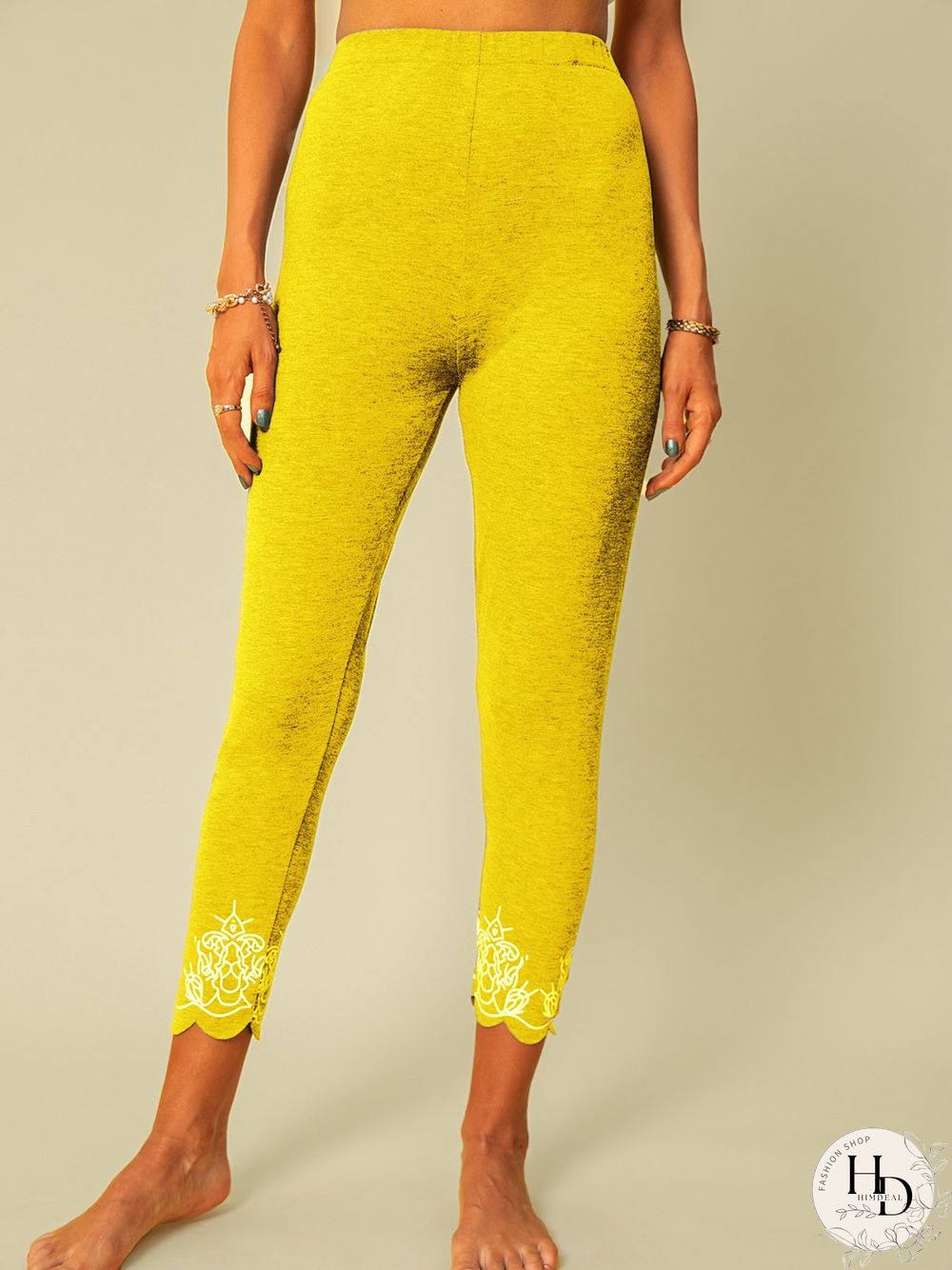 Casual Floral Leggings