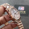 Rolex Day-Date 36 m128235-0070 Rose Gold White Dial Fluted Bezel (36mm) Super Clone