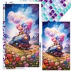 (40*70cm)Train - Full Round Drill Diamond Painting