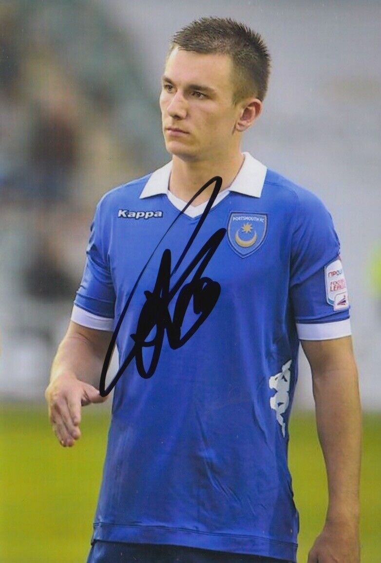 JED WALLACE HAND SIGNED 6X4 Photo Poster painting PORTSMOUTH FOOTBALL AUTOGRAPH