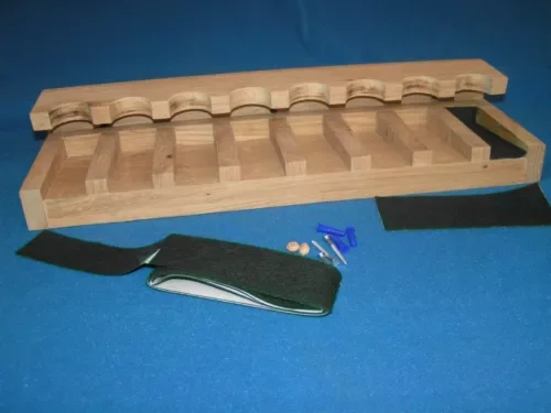 Pornhint 8 gun - Solid Oak Closet Gun Rack with Floor Base  New