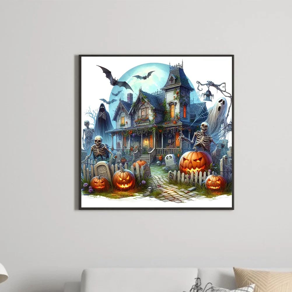 Diamond Painting - Full Round Drill - Halloween Horror Nights(Canvas|40*40cm)
